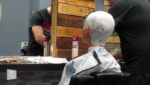 14 Lucia: Medium hair, short boyish cut, undercut & headshave
