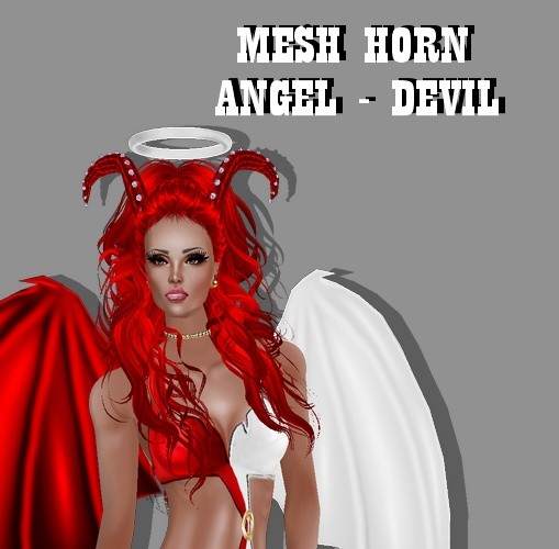 HORN MESH ANGEL-DEVIL
