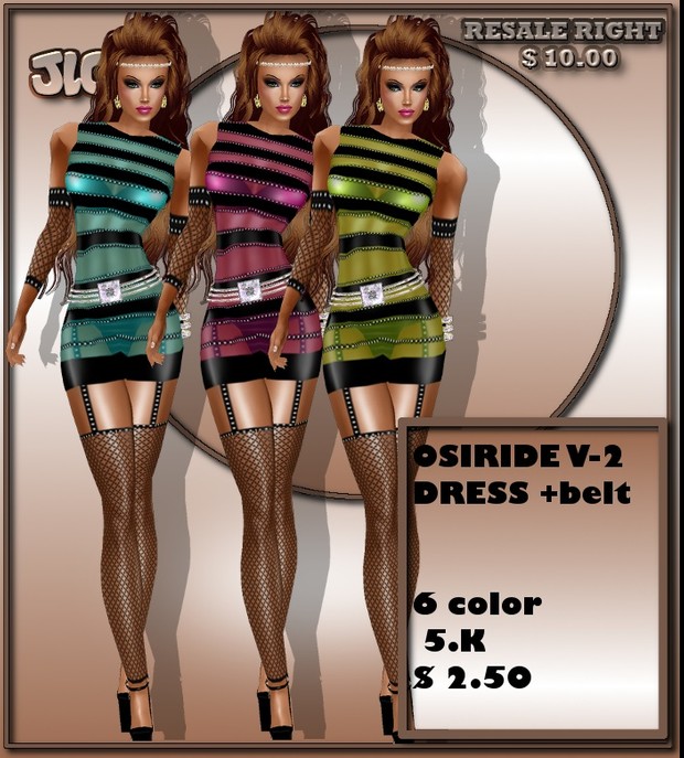 OSIRIDE DRESS +BELT