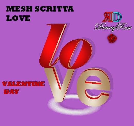 LOVE SCRITTA MESH