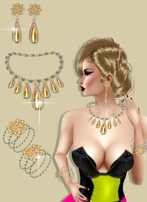 jewelry goccia mesh
