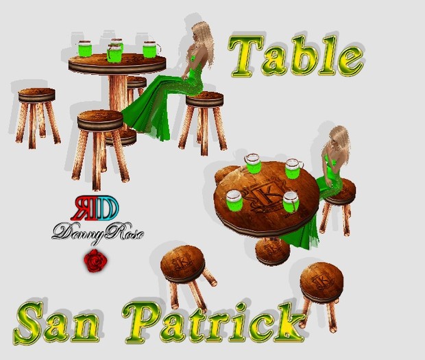 TABLE +CHAIR SAN PATRICK