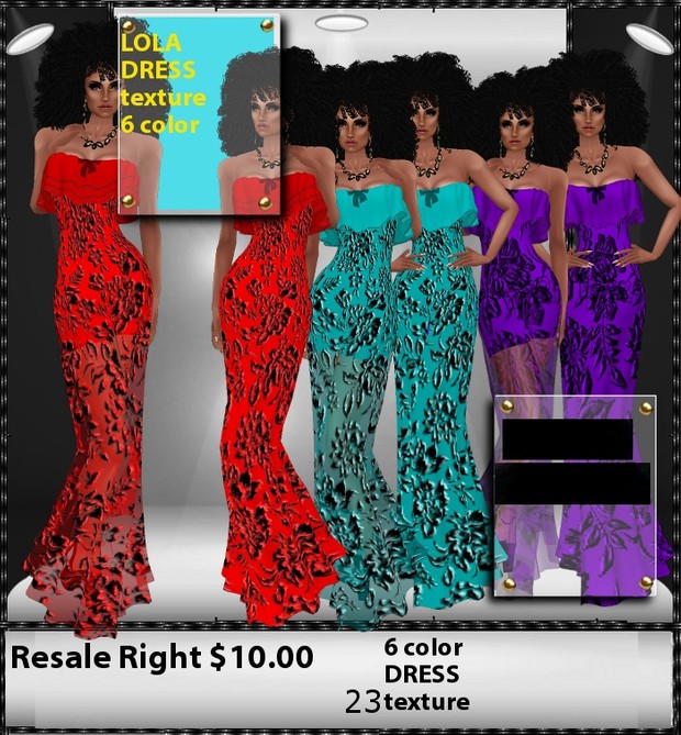 dress lola texture