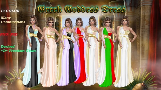 Greek goddess dress texture