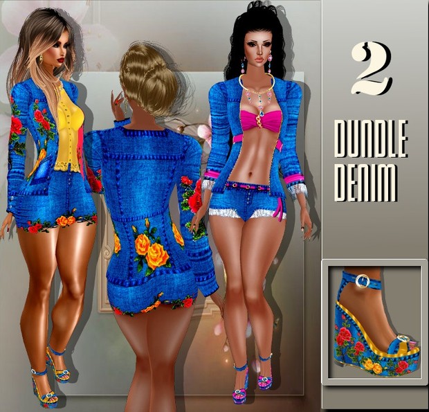 2 BUNDLE COMPLET DENIM