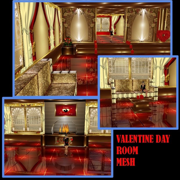 VALENTINE DAY ROOM MESH