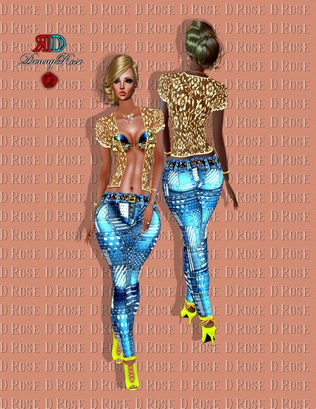 4 COMBO DENIM TEXTURE