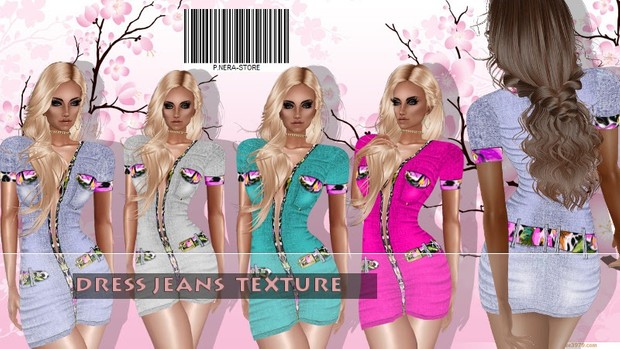 MINI DRESS JEANS HD TEXTURE