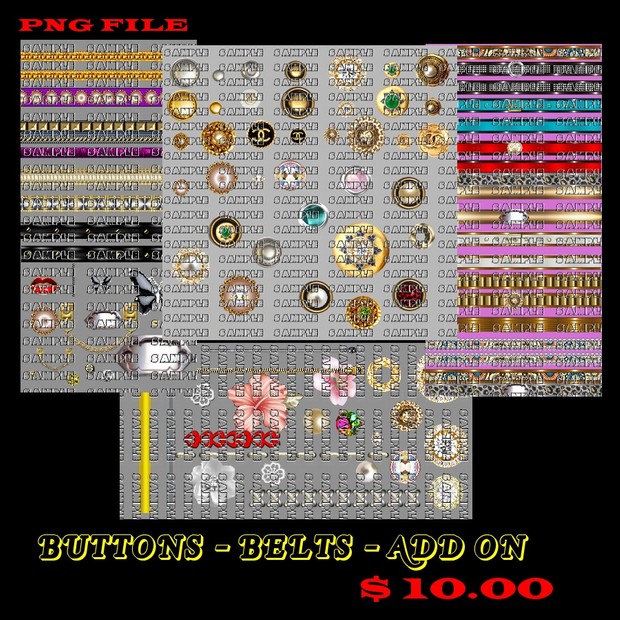 BUTTONS - BELTS - ADD ON
