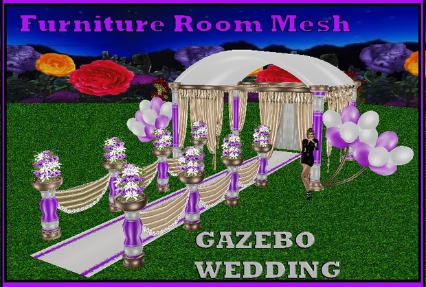 WEDDING GAZEBO MESH
