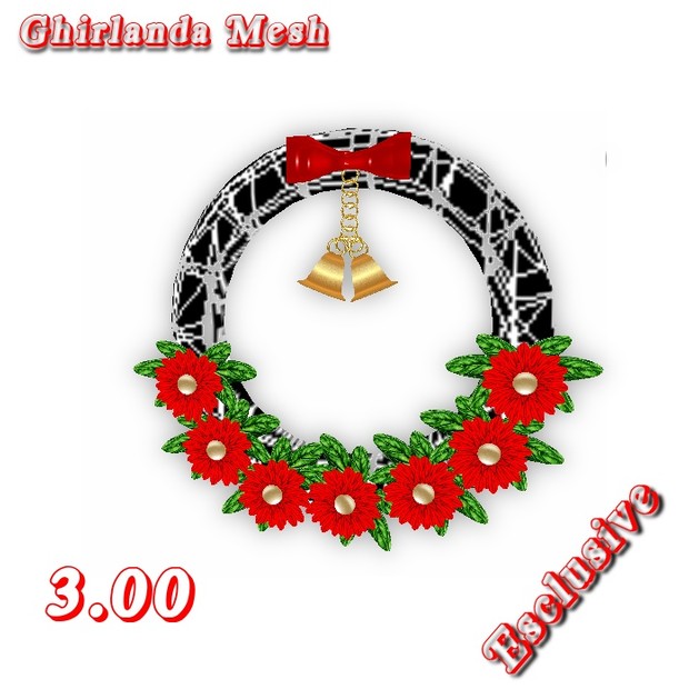 GHIRLANDA MESH CHRISTMAS