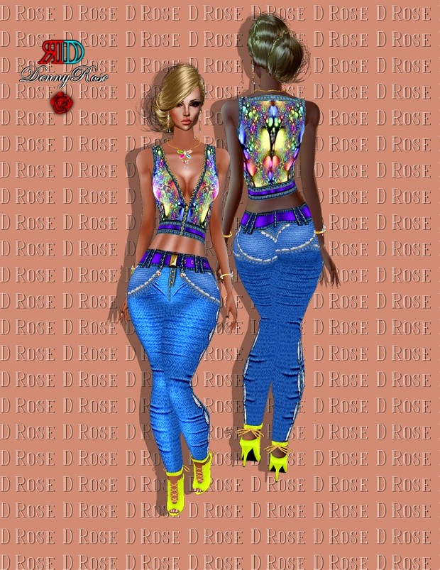 4 COMBO DENIM TEXTURE