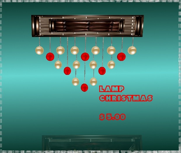 LAMP CHRISTMAS MESH