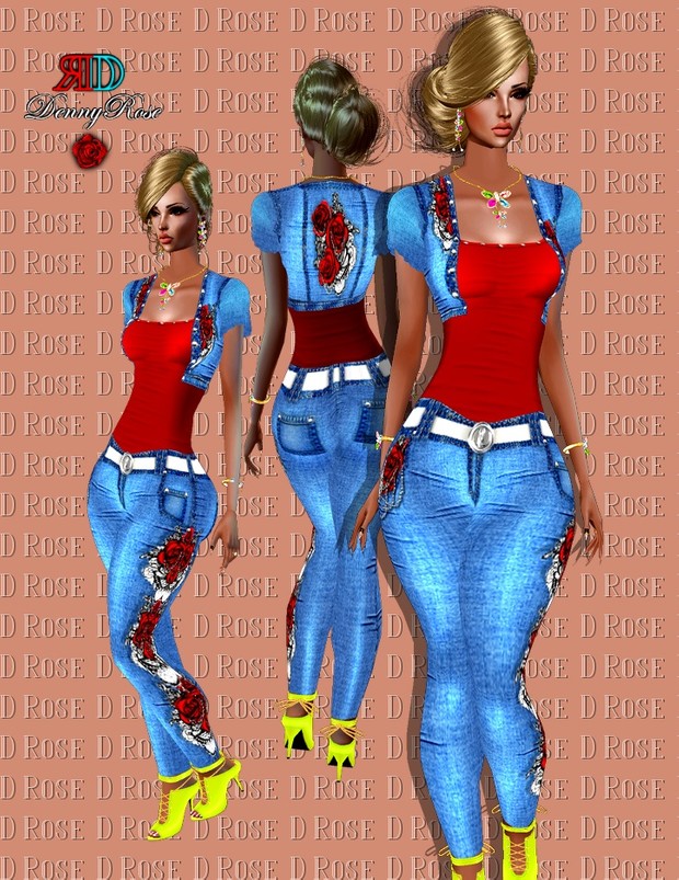 4 COMBO DENIM TEXTURE