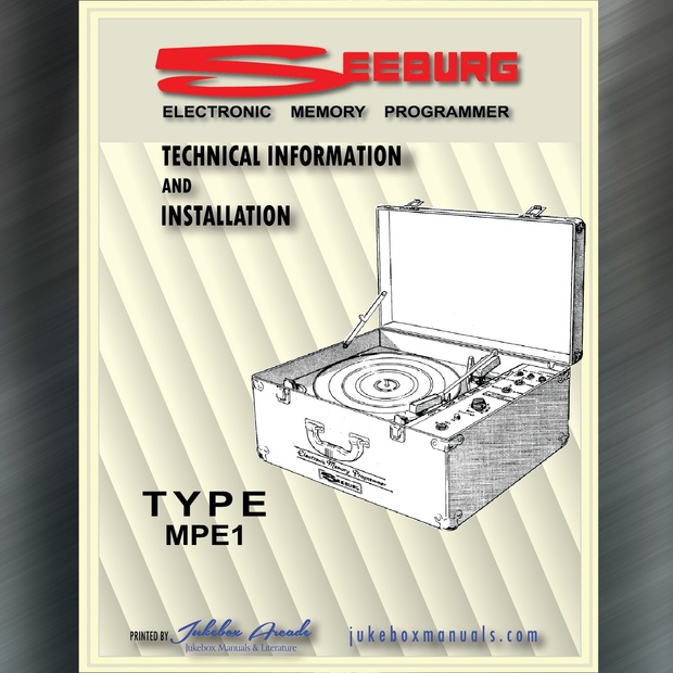 Seeburg Electronic Memory Programmer TYPE MPE 1 Manual