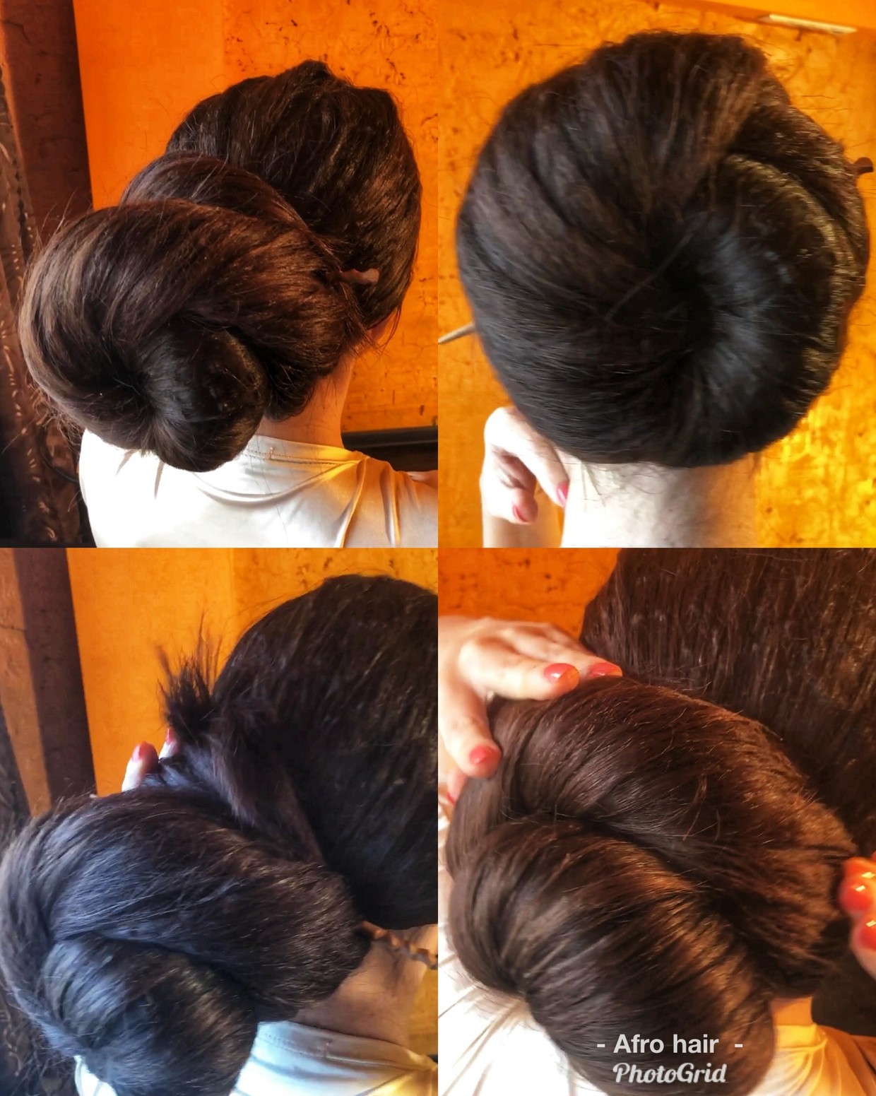 Afro Hair Big Bun Bun Drop Braid Ponytai Hair Pla 022mila