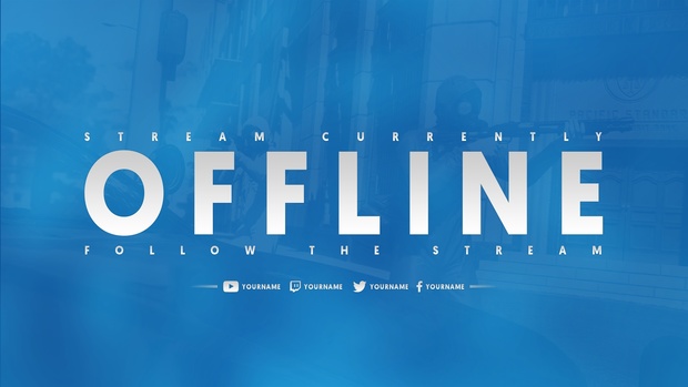 Twitch / Hitbox livestream template pack #2