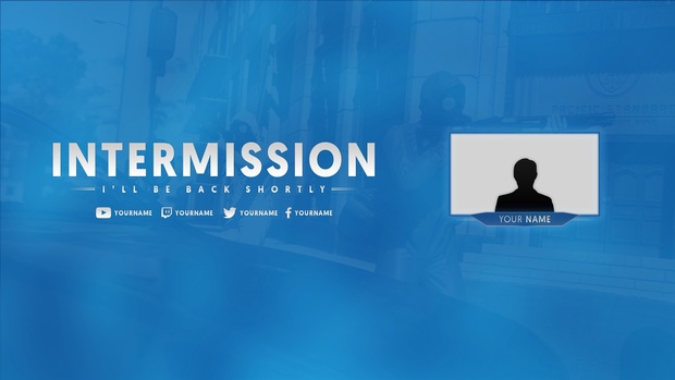 Twitch / Hitbox livestream template pack #2