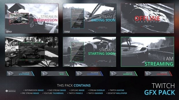 Project Cars | Complete Twitch Pack