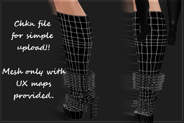 Spike Boot Mesh