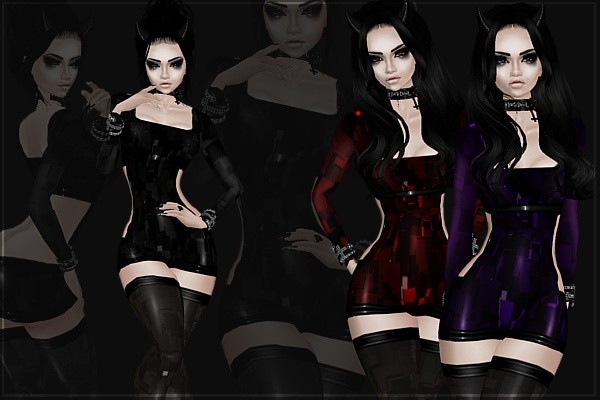 Illusion Mini Dresses