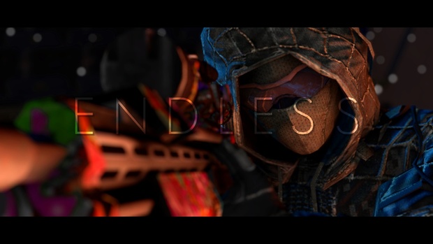 Endless project file with clips and c4d files