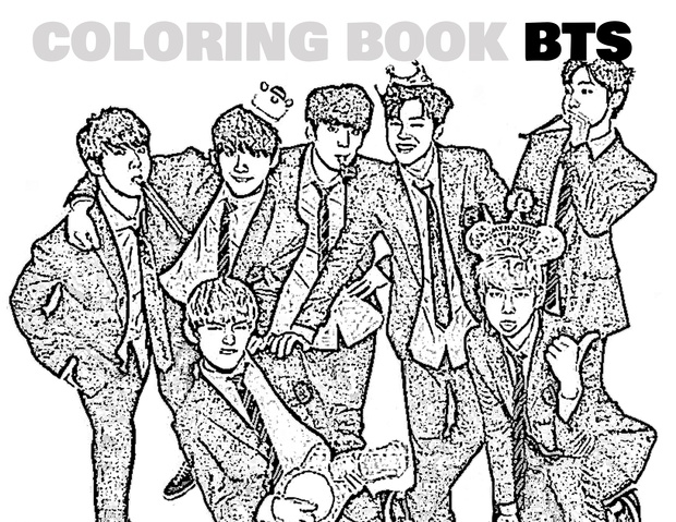 ロイヤリティフリー K Pop Bts Logo Coloring Pages - キムシネ