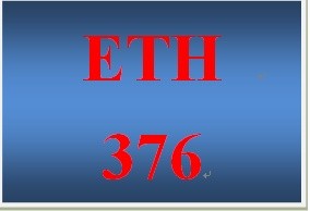 ETH 376 Week 1 AICPA Code of Professional Conduct