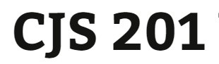 CJS 201 Week 1 Quiz
