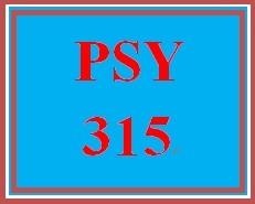 PSY 315 Week 1 Learning Team Charter