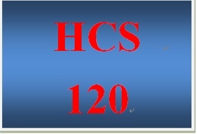 HCS 120 Week 3 Weekly Vocabulary Exercise Health Records and Patient-Related Information