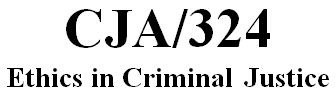 CJA 324 Week 2 Weekly Summary