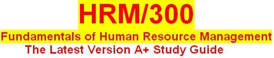 HRM 300 Week 4 Human Resource Management Training Presentation