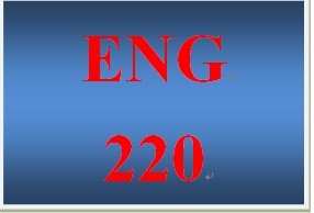 ENG 220 Week 4 Draft of Comparison-Contrast Essay