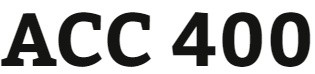 ACC 400 Week 4 Assignment from the Textbook