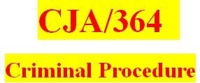 CJA 364 Week 3 Team Paper - Search and Seizure Paper