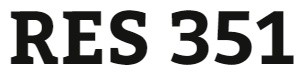 RES 351 Entire Course