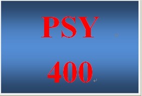 PSY 400 Week 1 Social Psychology Definition Paper
