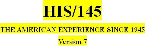 HIS 145 Week 4 Nixon’s Détente and Watergate Presentation