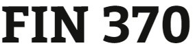 FIN 370 Week 3 Financial Ratio Analysis