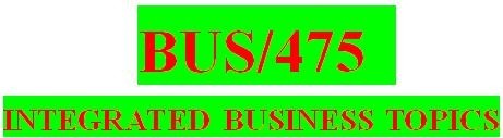 BUS 475 Week 5 Final Business Model and Strategic Plan