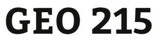 GEO 215 Entire Course