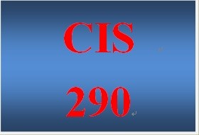 CIS 290 Week 4 Worksheets (Appendices F, G, & H)
