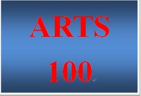 ARTS 100 Week 2 Visual Arts Portfolio