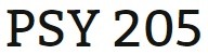 PSY 205 Entire Course