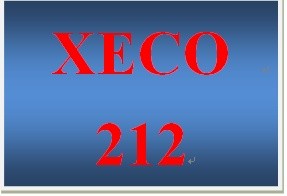 XECO 212 Week 2 Price Elasticity and Supply and Demand Short Answer Quiz