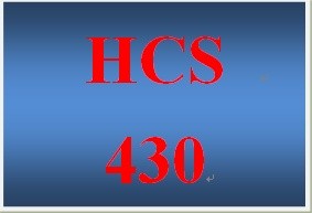 HCS 430 Week 2 Regulatory Agency Paper