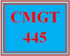 CMGT 445 Week 5 Participations