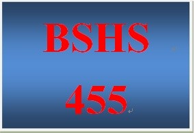 BSHS 455 Week 3 Special Population PowerPoint®