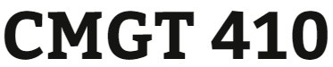 CMGT 410 Week 2 Ch. 4, Effective Project Management: Traditional, Agile, Extreme